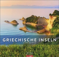 Abbildung von: Griechische Inseln Kalender 2024. Großer Wandkalender mit Urlaubsflair: Fotos beliebter griechischer Inseln in einem Fotokalender im Großformat. Griechenland-Kalender - Weingarten