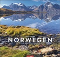 Cover: Norwegen Kalender 2024. Reise-Wandkalender mit 12 atemberaubenden Fotografien im Land der Mitternachtssonne. Landschafts-Kalender 2024 zum Aufh&auml;ngen. 48x46 cm. - Weingarten