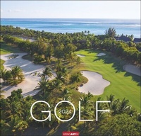 Abbildung von: Golf Kalender 2024. Die schönsten Golfplätze in einem Wandkalender 2024 im Großformat. Imposante Aufnahmen in einem hochwertigen Fotokalender, ein tolles Geschenk für Golfer. - Weingarten