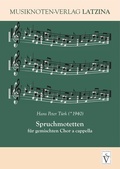 Cover: Spruchmotetten - Schiller Verlag