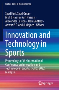 Enlarge image Cover: Innovation and Technology in Sports - Springer