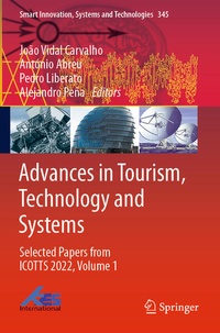 Enlarge image Cover: Advances in Tourism, Technology and Systems - Springer