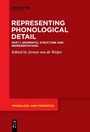 Cover: Segmental Structure and Representations - De Gruyter Mouton