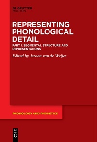 Abbildung von: Segmental Structure and Representations - De Gruyter Mouton