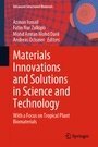 Cover: Materials Innovations and Solutions in Science and Technology - Springer