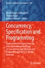 Cover: Concurrency, Specification and Programming - Springer