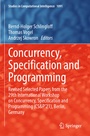 Cover: Concurrency, Specification and Programming - Springer