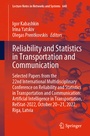 Cover: Reliability and Statistics in Transportation and Communication - Springer