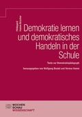 Cover: Demokratie lernen und demokratisches Handeln in der Schule - Wochenschau Verlag