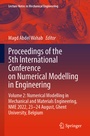 Cover: Proceedings of the 5th International Conference on Numerical Modelling in Engineering - Springer