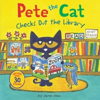 Enlarge image Cover: Pete the Cat Checks Out the Library - HarperCollins