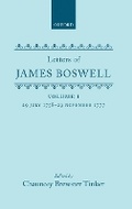 Cover: Letters of James Boswell V 1 C - OUP India