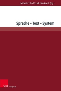 Enlarge image Cover: Sprache - Text - System - V&R unipress