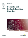Abbildung von: Dementia and Geriatric Cognitive Disorders - S. Karger