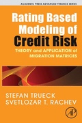 Cover: Rating Based Modeling of Credit Risk - Academic Press