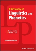 Cover: A Dictionary of Linguistics and Phonetics - Wiley