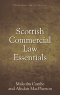 Cover: Scottish Commercial Law Essentials - Edinburgh University Press