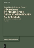 Cover: G&eacute;om&eacute;trie et philosophie des math&eacute;matiques au Xe si&egrave;cle - De Gruyter