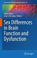 Cover: Sex Differences in Brain Function and Dysfunction - Springer