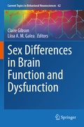 Cover: Sex Differences in Brain Function and Dysfunction - Springer