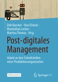 Cover: Post-digitales Management - Springer VS