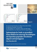 Cover: Epidemiologische Studie zu gesundheitlichen Effekten bei untertage Besch&auml;ftigten mit Exposition gegen&uuml;ber Dieselmotorabgasen und Sprenggasen - Cuvillier Verlag