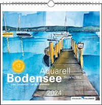 Abbildung von: Bodensee Aquarell 2024 - Stadler Kalender