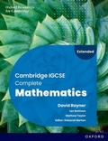 Cover: Cambridge IGCSE Complete Mathematics Extended: Student Book Sixth Edition - Oxford University Press