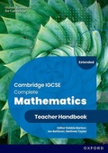 Cover: Cambridge IGCSE Complete Mathematics Extended: Teacher Handbook Sixth Edition - Oxford University Press