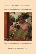 Cover: Medieval English Theatre 44 - D.S. Brewer