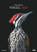 Cover: Tim Flach: V&ouml;gel 2024 - Posterkalender von DUMONT- Vogel-Portr&auml;ts von Tim Flach - Poster-Format 50 x 70 cm - Knesebeck