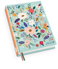 Abbildung von: Blumenwiese Taschenkalender 2024 - Blumen-Design - Terminplaner mit Wochenkalendarium - Format 11,3 x 16,3 cm - DuMont Buchverlag