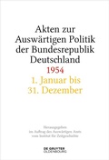 Bild: Akten zur Auswärtigen Politik der Bundesrepublik Deutschland 1954 - De Gruyter Oldenbourg