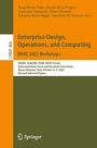 Cover: Enterprise Design, Operations, and Computing. EDOC 2022 Workshops - Springer