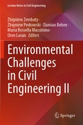 Cover: Environmental Challenges in Civil Engineering II - Springer