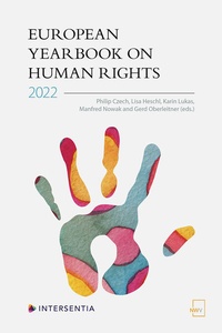 Enlarge image Cover: European Yearbook on Human Rights 2022 - NWV im Verlag Österreich GmbH