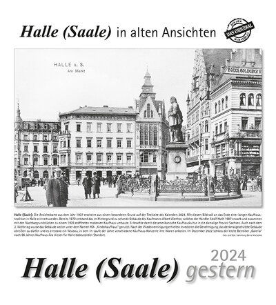 Abbildung von: Halle (Saale) gestern 2024 - m + m Verlag