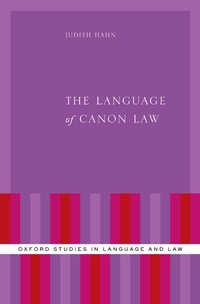 Abbildung von: The Language of Canon Law - OUP eBook