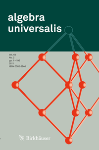 Bild vergrößern Bild: Algebra universalis - Springer