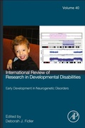 Cover: Early Development in Neurogenetic Disorders - Academic Press