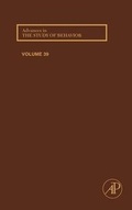 Cover: Advances in the Study of Behavior: Volume 39 - Academic Press