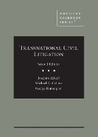 Abbildung von: Transnational Civil Litigation - West Academic Press