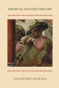 Cover: Medieval English Theatre 44 - De Gruyter