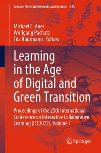 Enlarge image Cover: Learning in the Age of Digital and Green Transition - Springer