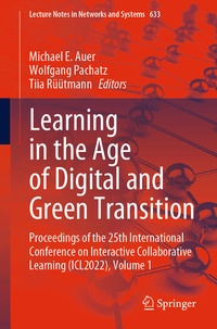Enlarge image Cover: Learning in the Age of Digital and Green Transition - Springer
