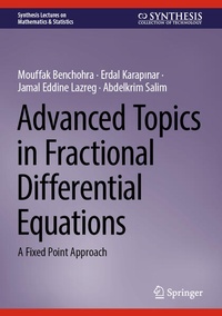 Enlarge image Cover: Advanced Topics in Fractional Differential Equations - Springer