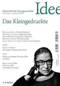 Abbildung von: Zeitschrift für Ideengeschichte Heft XVII/1 Frühjahr 2023 - C.H.BECK