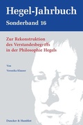 Bild: Zur Rekonstruktion des Verstandesbegriffs in der Philosophie Hegels. - Duncker & Humblot