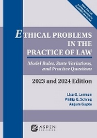Enlarge image Cover: Ethical Problems in the Practice of Law - Aspen Publishing