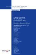 Cover: Jurisprudence de la CJUE 2021 - Bruylant